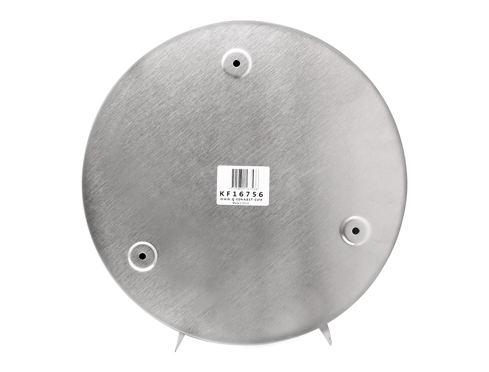 DISPENSADOR Q-CONNECT DE PAPEL HIGIENICO JUMBO ACERO INOXIDABLE 115X254X265 MM