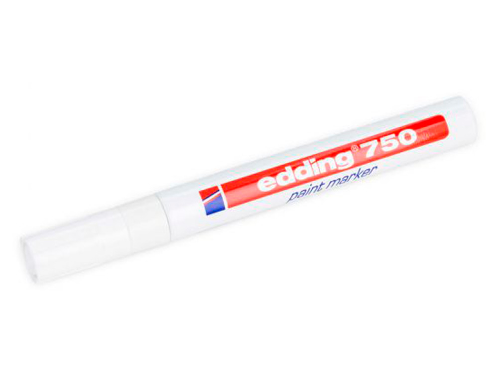 ROTULADOR EDDING PUNTA FIBRA 750 BLANCO PUNTA REDONDA 2-4 MM