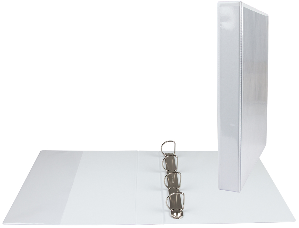 CARPETA CANGURO 4 ANILLAS MIXTAS 25MM ESSELTE A4 PLASTICO BLANCA