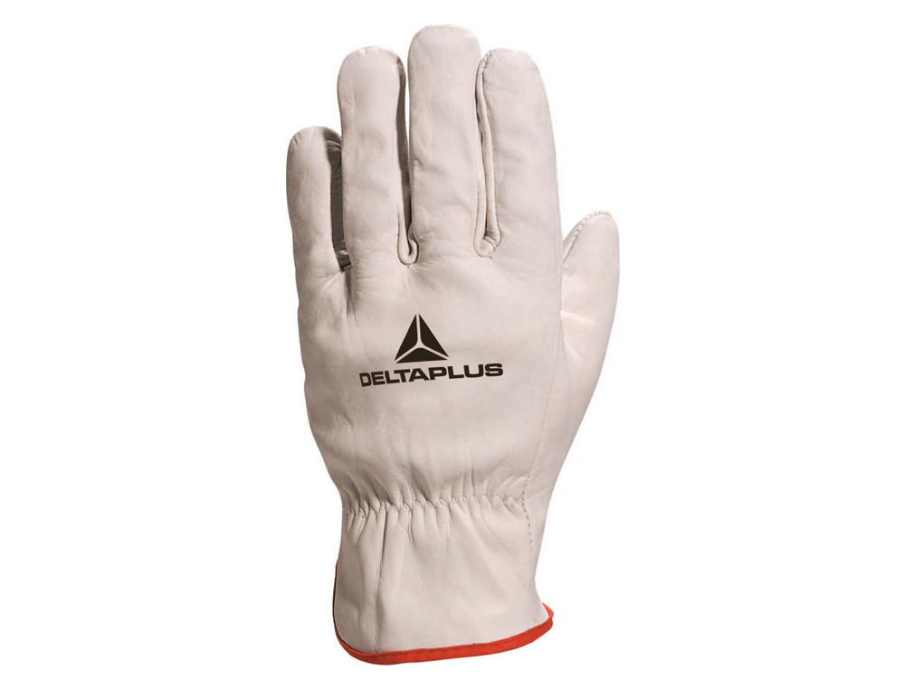 GUANTES DELTAPLUS PIEL VACUNO ESPECIAL PARA TODO TIPO DE TRABAJOS EL MAS VENDIDO DEL MERCADO TALLE 9