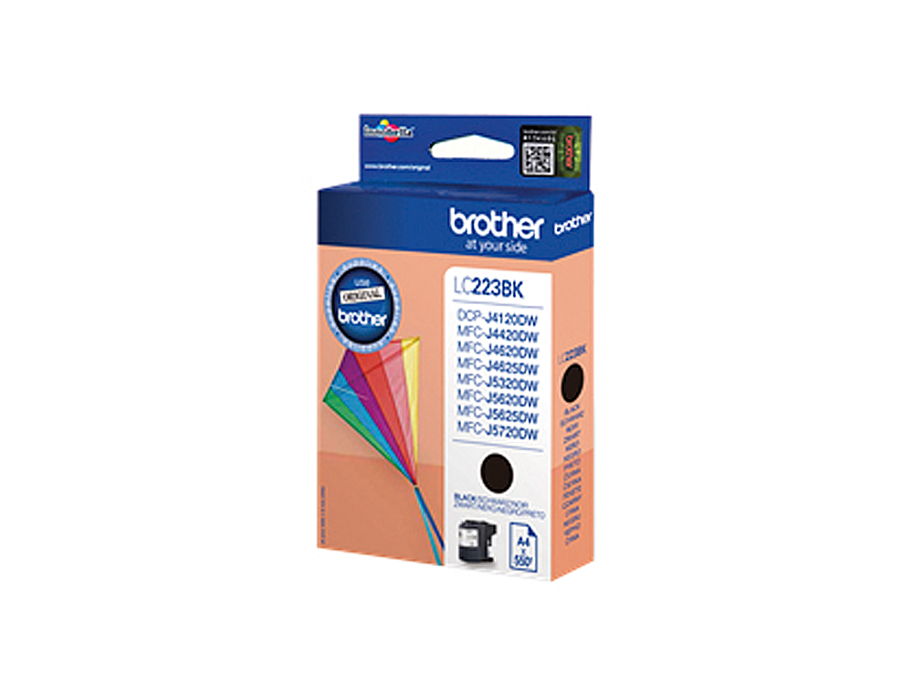 INK-JET BROTHER LC-223CBP NEGRO DCP4120DW MFCJ4420DW MFCJ4620DW MFCJ5320DW 550 PAG