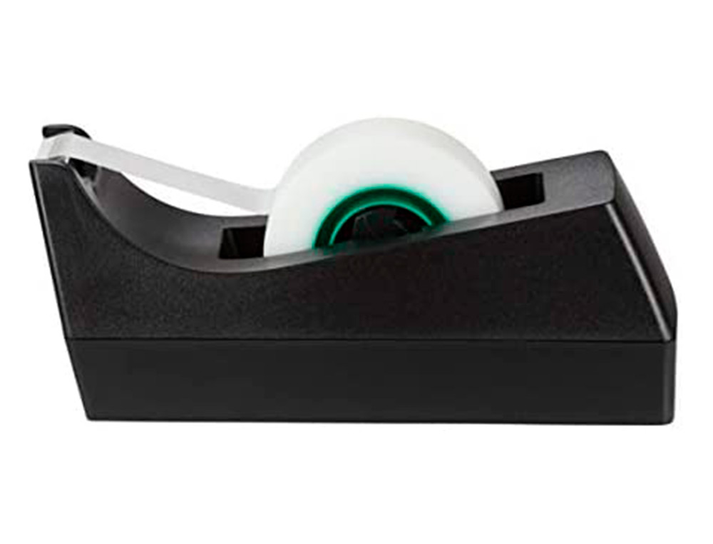 PORTARROLLO SOBREMESA SCOTCH C38 COLOR NEGRO INCLUYE 3 CINTAS SCOTCH MAGIC 33 MT X 19 MM