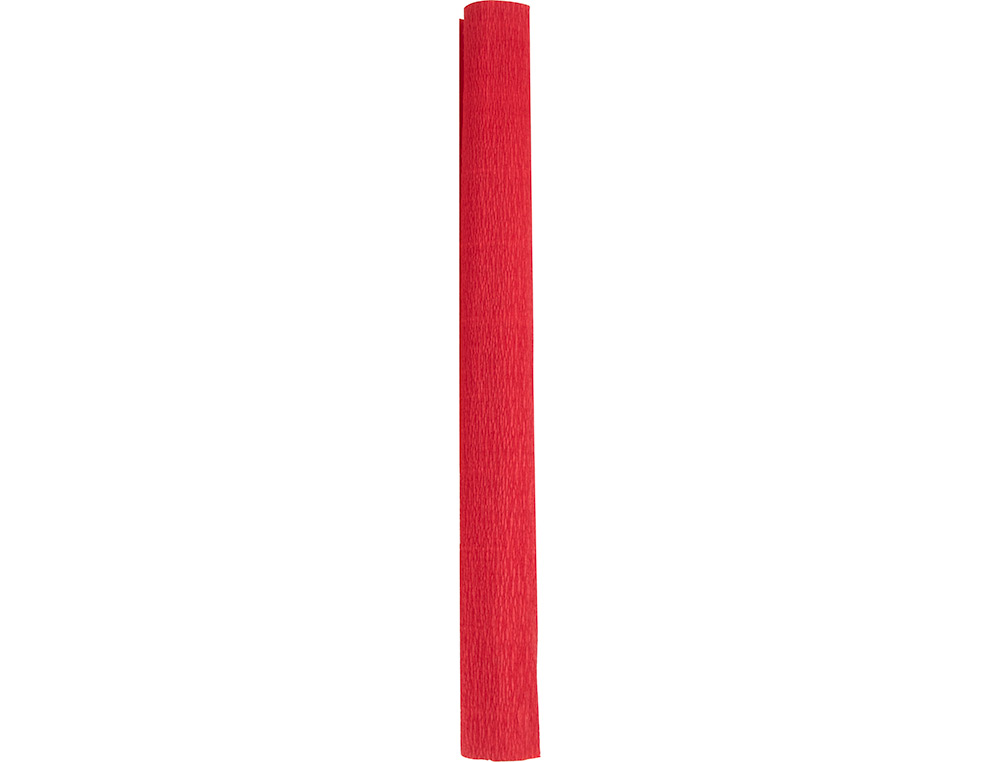 PAPEL CRESPON LIDERPAPEL ROLLO DE 50 CM X 2,5 M 85G/M2 ROJO