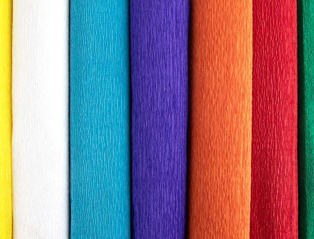 PAPEL CRESPON LIDERPAPEL ROLLO DE 50 CM X 2,5 M 85G/M2 ROJO