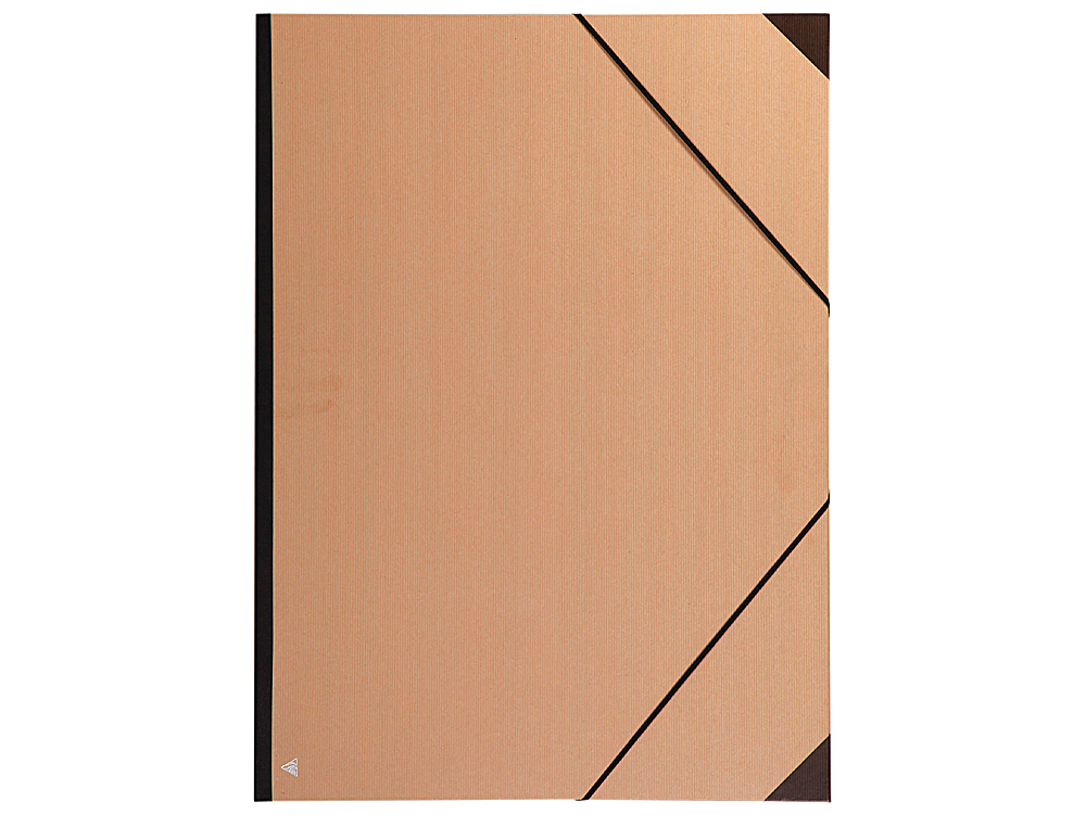 CARPETA PLANOS CLAIREFONTAINE DIN A2 CON GOMAS KRAFT MARRON VERJURADO