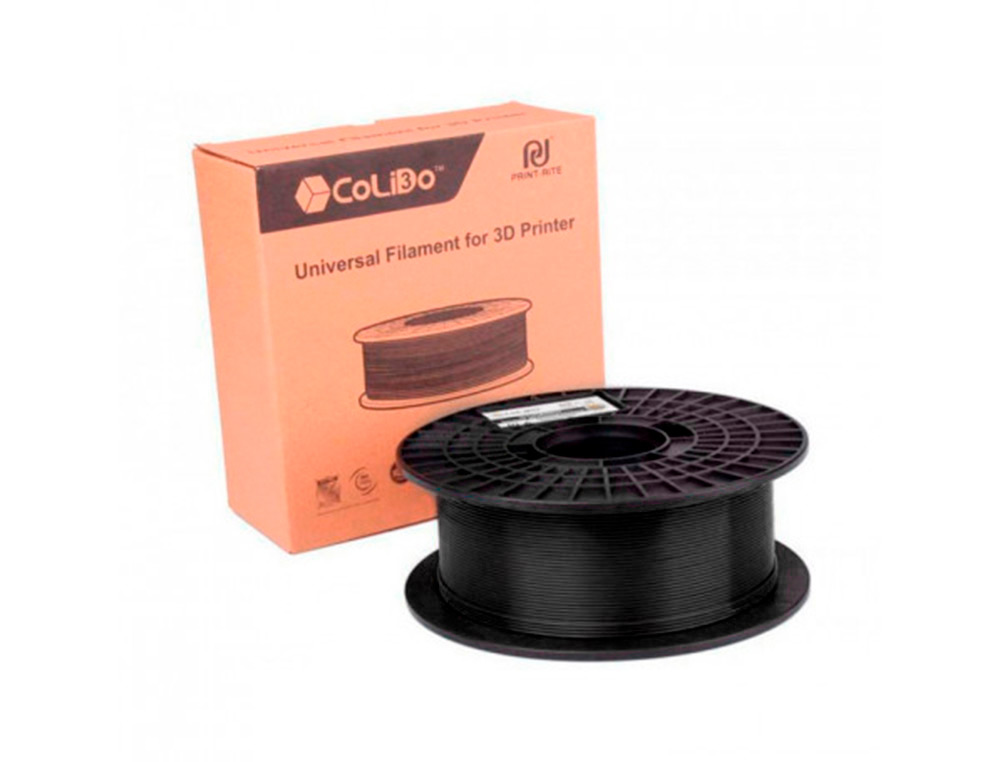 FILAMENTO 3D COLIDO GOLD PLA 1,75 MM 1 KG NEGRO