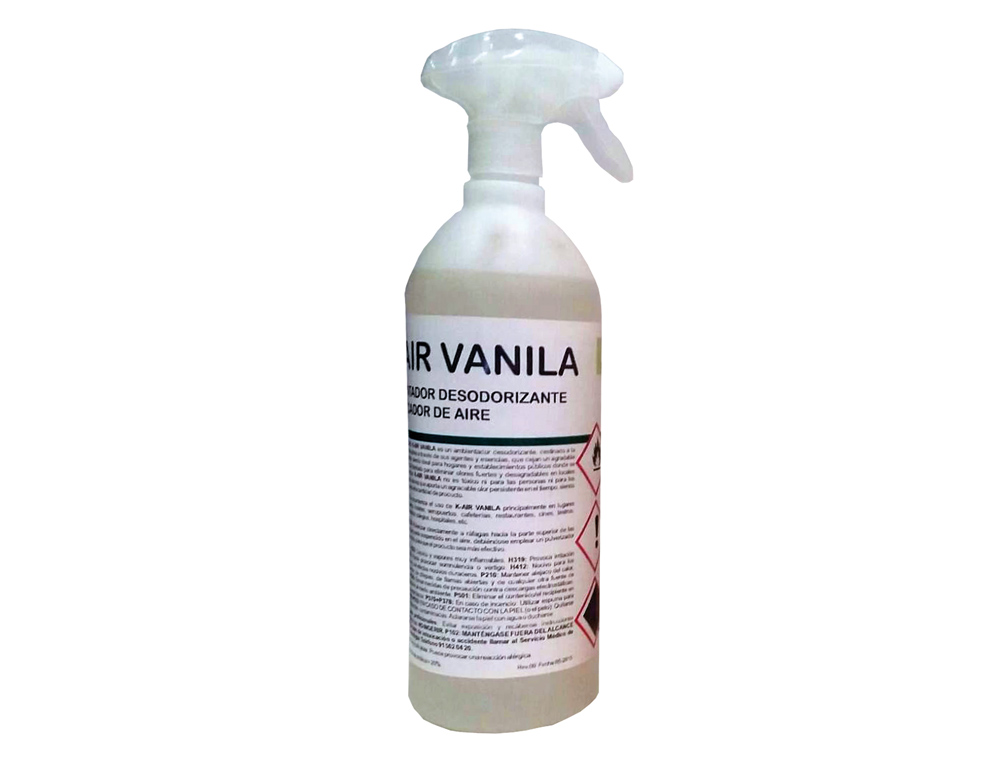 AMBIENTADOR SPRAY IKM K-AIR AROMA VAINILLA/CANELA BOTELLA DE 1 LITRO