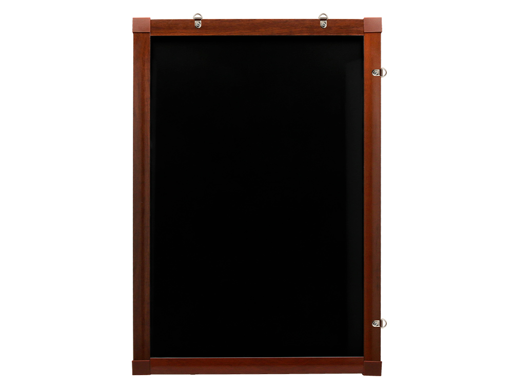 PIZARRA CRISTAL LIDERPAPEL CON LED EN CABALLETE DE MADERA PARA ROTULADORES TIPO TIZA 50X90CM