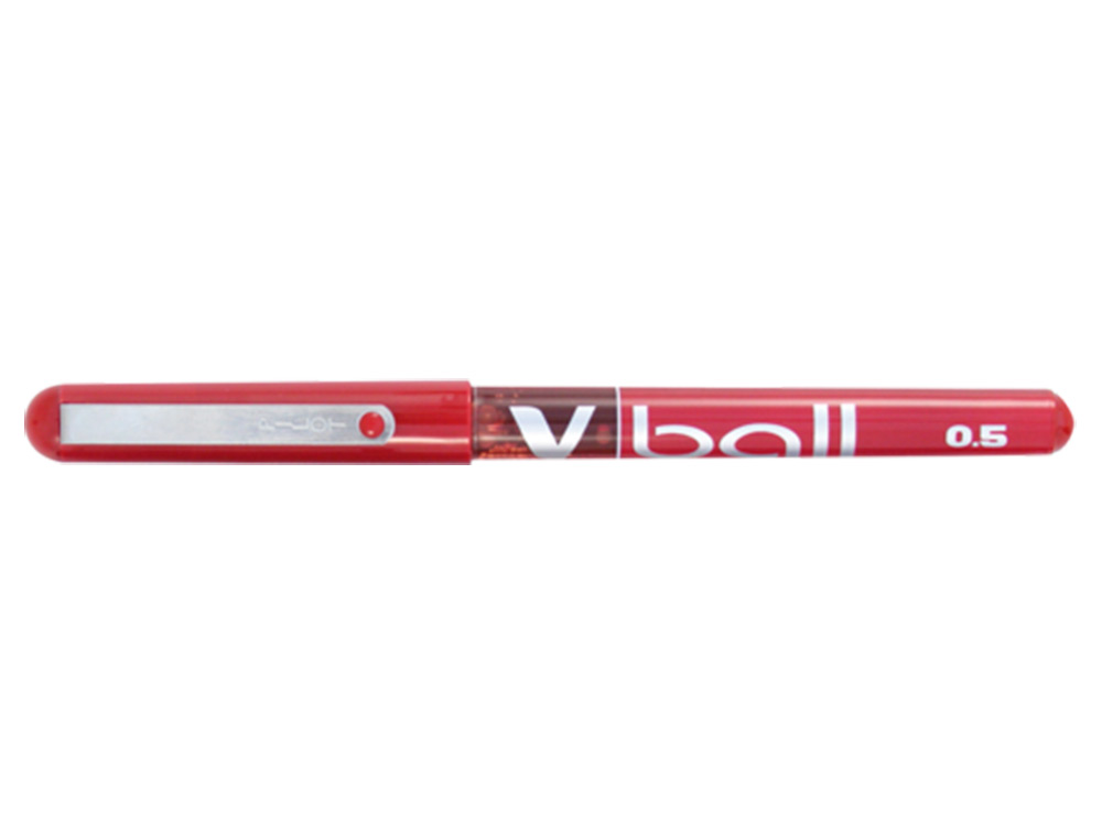 ROTULADOR PILOT ROLLER V-BALL ROJO 0.5 MM