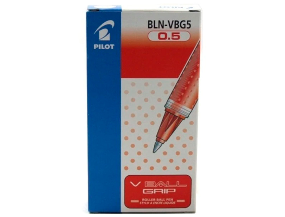 ROTULADOR PILOT ROLLER V-BALL ROJO 0.5 MM