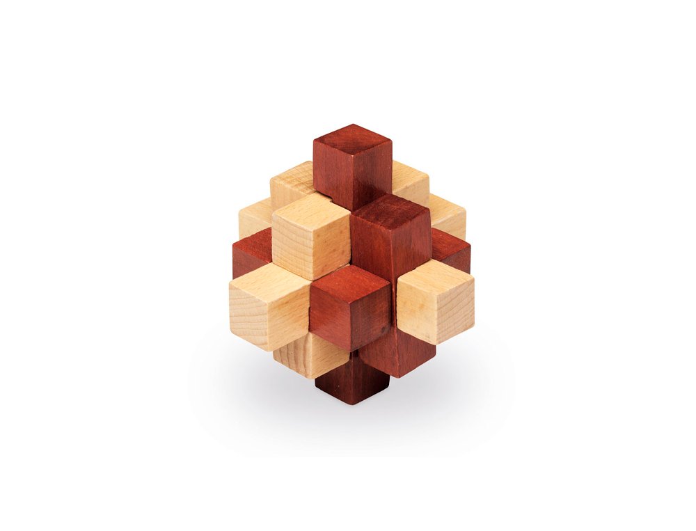 JUEGO CUBO DE RUBIK DIAMOND 10x10 cm MADERA CAYRO