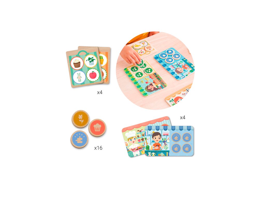 JUEGO EDUCATIVO APLI DE MEMORIA MEMO LOTO MADERA