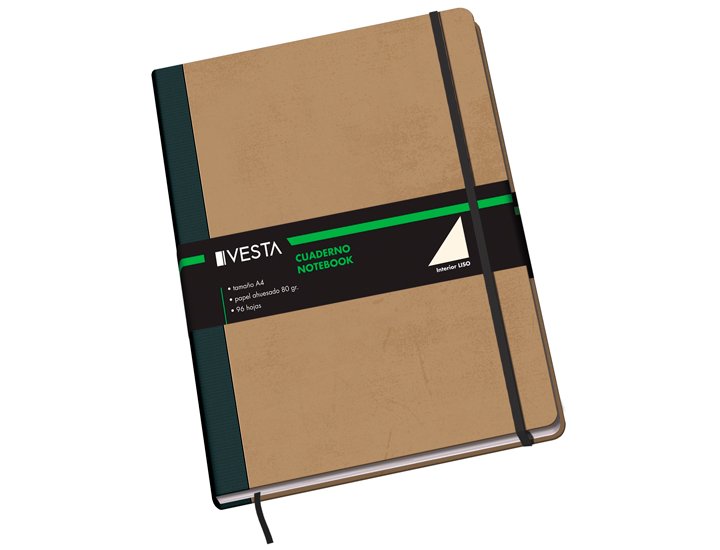 CUADERNO CARTONE DOHE DINA4 96 HOJAS 80 GRAMOS LISO