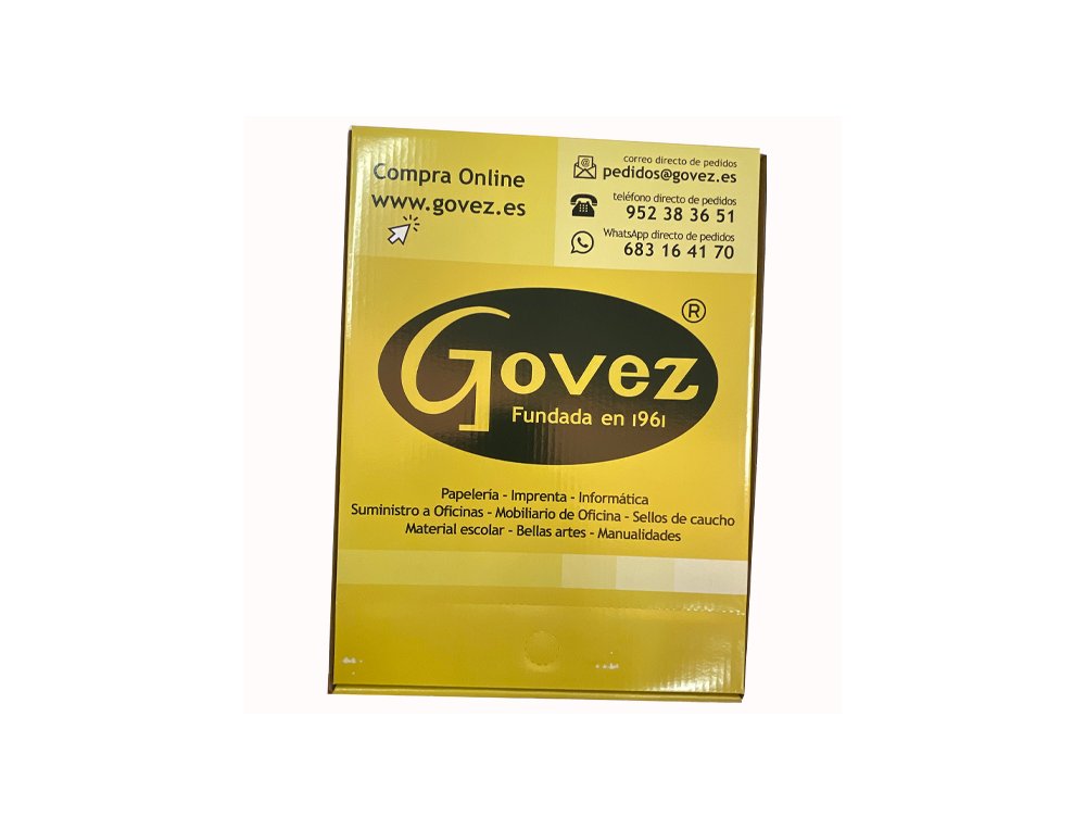 DOSSIER UÑERO FOLIO PIEL DE NARANJA 130 Micras TRANSPARENTE Unidad Govez