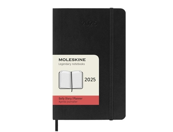 AGENDA MOLESKINE POCKET DIA PAGINA 12 MESES TAPA BLANDA NEGRA