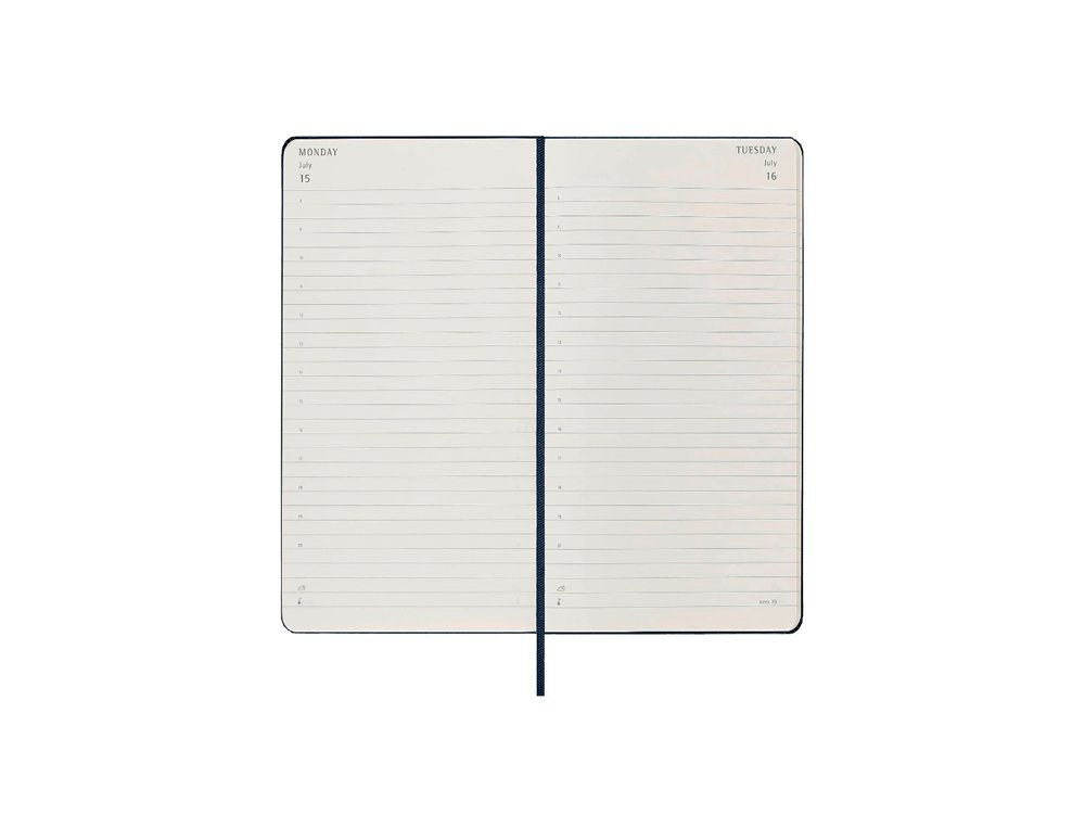 AGENDA MOLESKINE POCKET DIA PAGINA 12 MESES TAPA BLANDA NEGRA