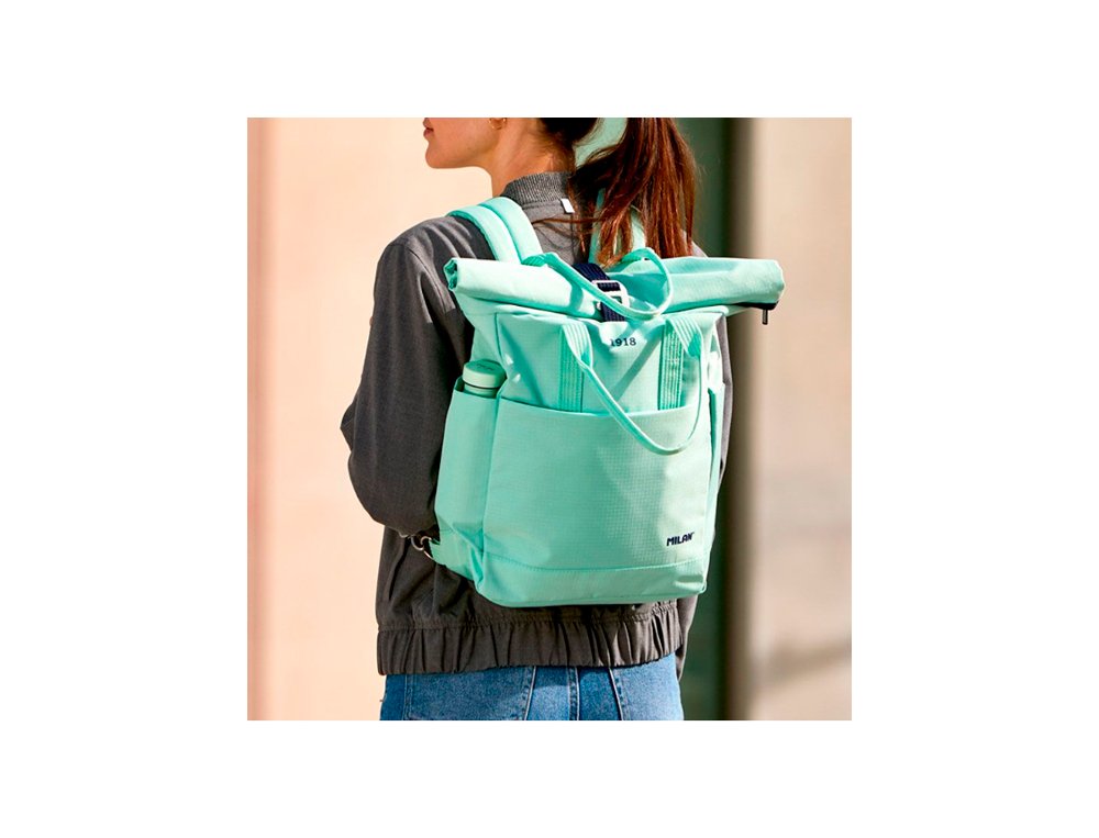 BOLSA ISOTERMICA PARA ALIMENTOS GRAN CAPACIDAD MILAN 1918 VERDE