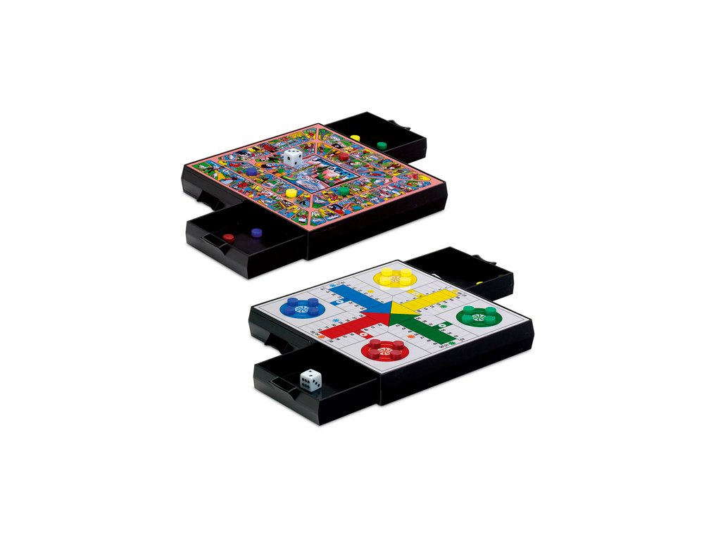 JUEGO DE MESA PARCHIS+OCA TABLERO 17X17 Cm CAYRO