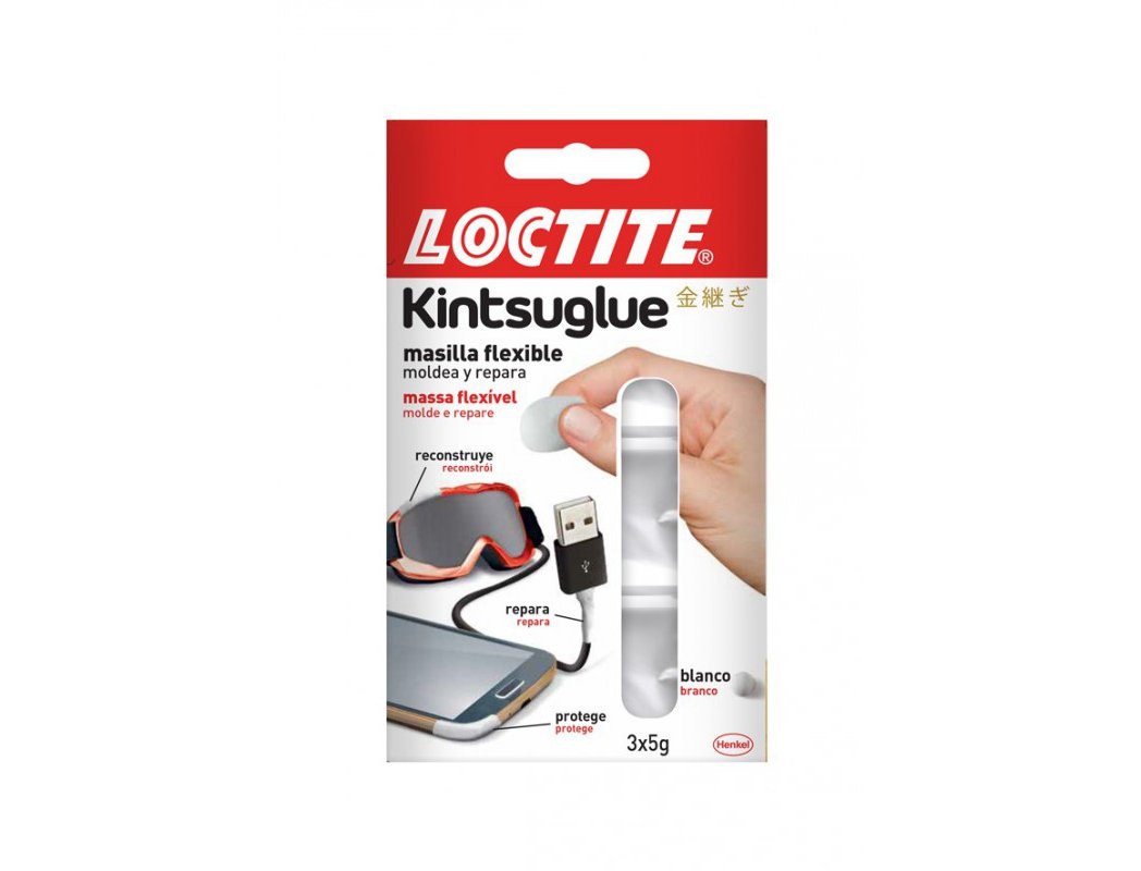 MASILLA FLEXIBLE LOCTITE KINTSUGLUE 3X5 GRS BLANCA