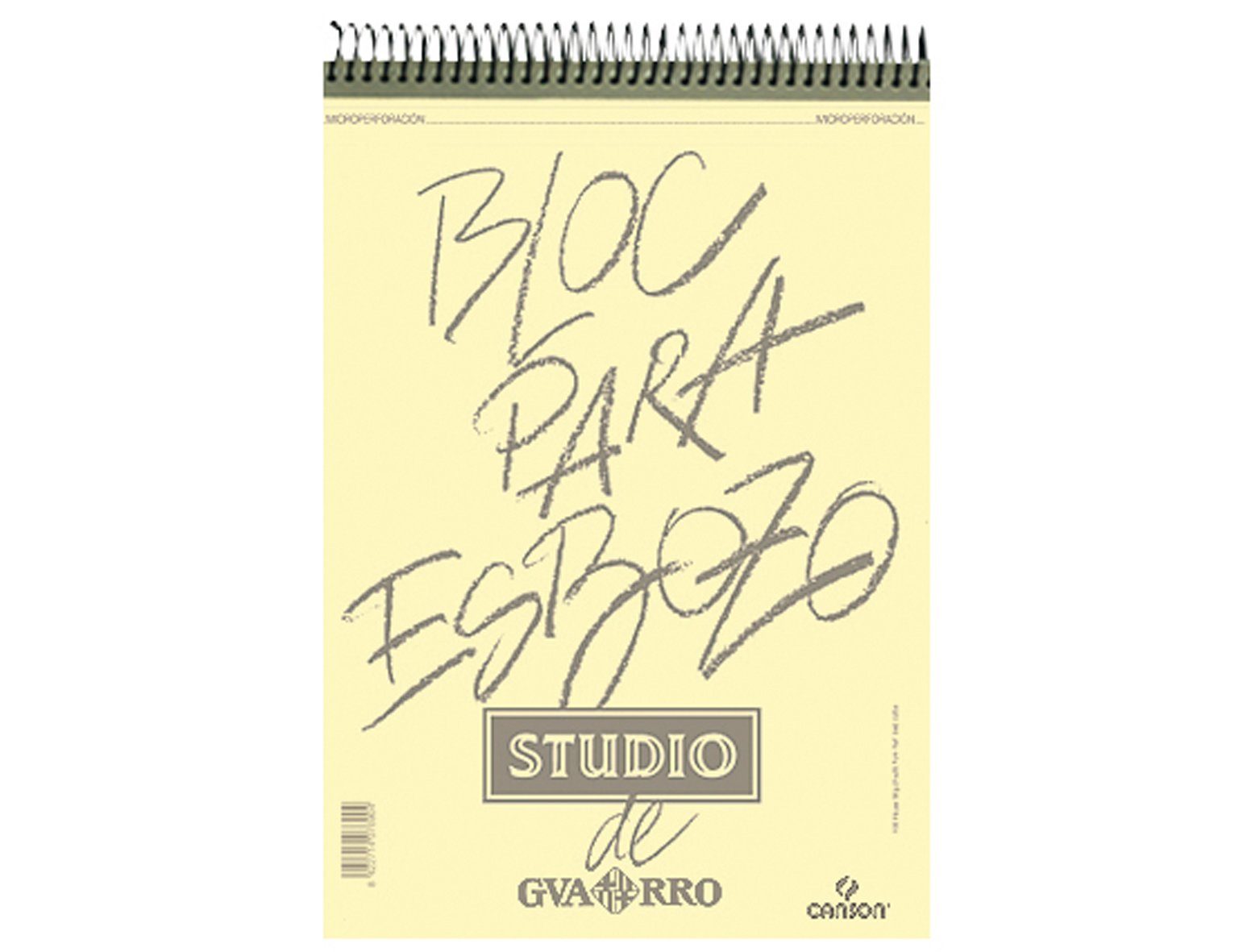 BLOC DE DIBUJO ESPIRAL ESBOZO 297x210MM 90 Gramos 90+10 Hojas GUARRO CANSON STUDIO DINA4