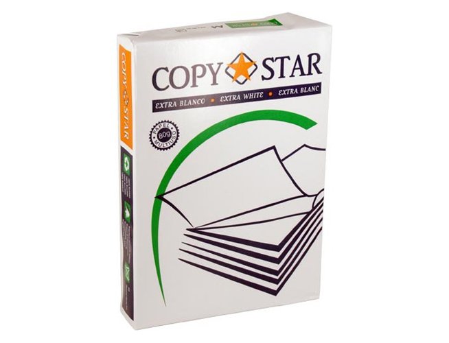 PAPEL FOTOCOPIA 80 Gramos Paquete de 500 Hojas DINA4 COPY STAR