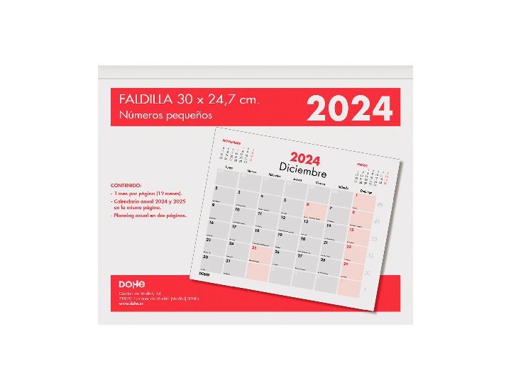 FALDILLAS PARED 300X247 MM NUMEROS PEQUEOS DOHE