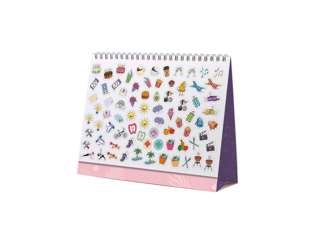 CALENDARIO ESPIRAL SOBREMESA 210X200 MM FINOCAM TALKUAL MULTICOLOR