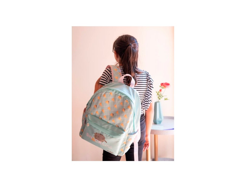 MOCHILA ESCOLAR PUSHEEN THE CAT FOODIE COLLECTION