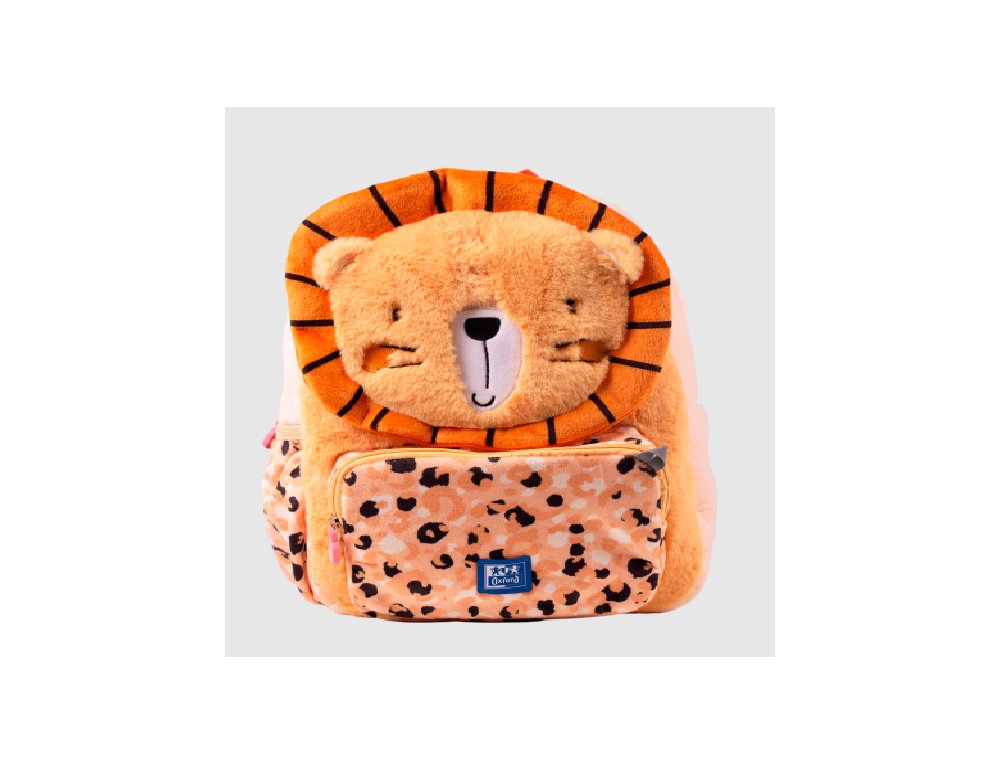 MOCHILA INFANTIL OXFANIMALS KIDS OXFORD 4 Modelos Ellie( Elefante), Leo( Leon), Bunbun (Conejo), Zoe (Cebra)