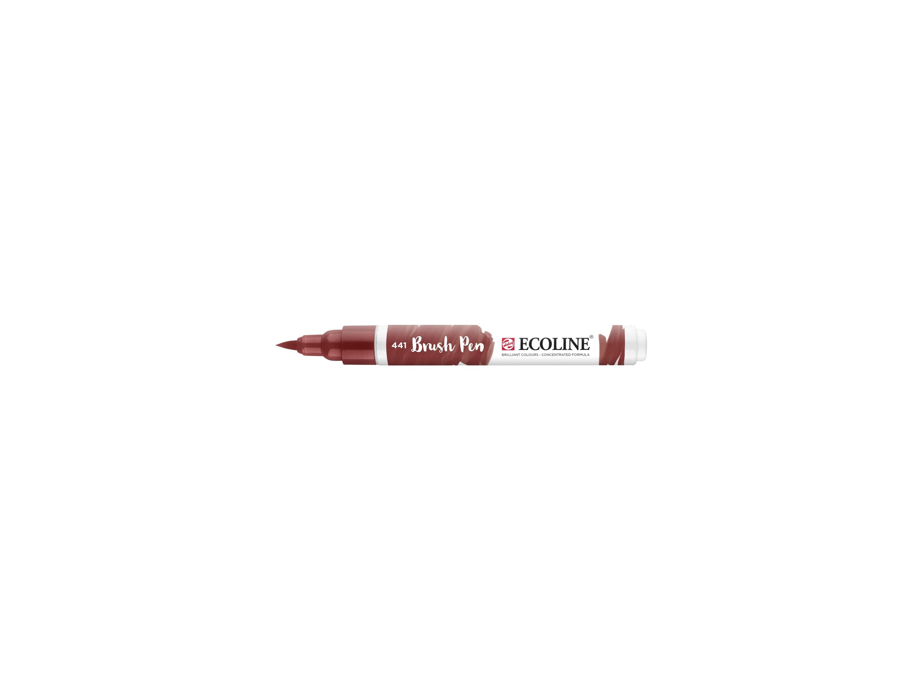 ROTULADOR BRUSH PEN TALENS ECOLINE ACUARELA CAOBA