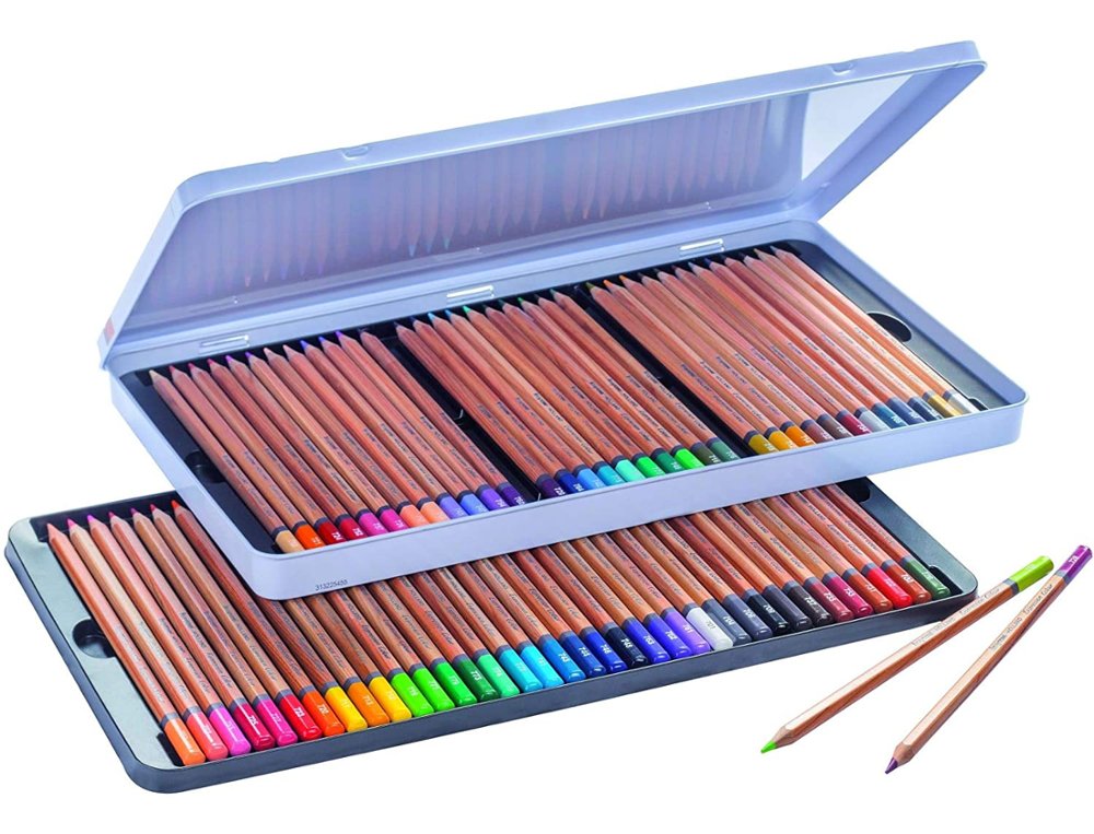 LAPIZ TALENS Bruynzeel CAJA METAL DE 72 COLORES