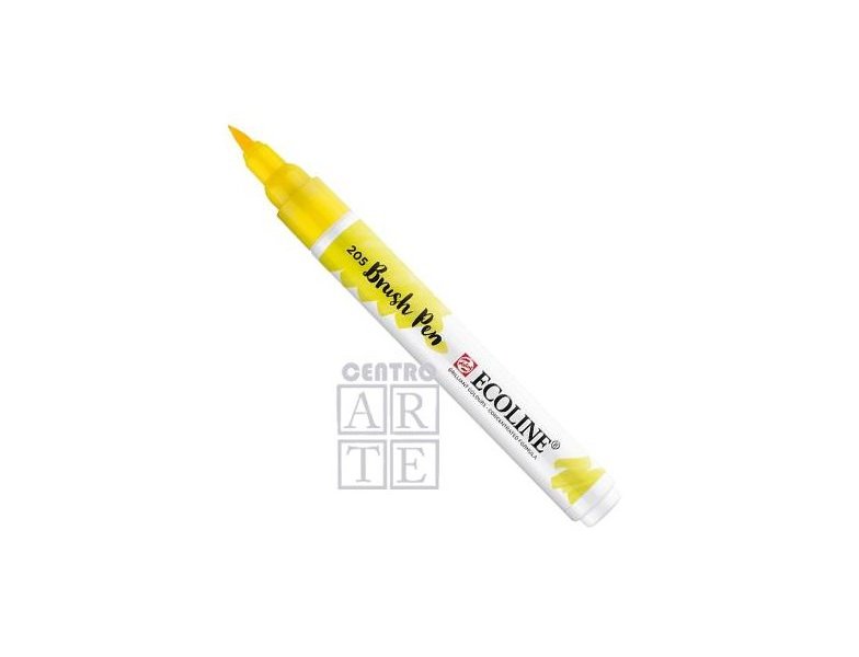 ROTULADOR BRUSH PEN TALENS ECOLINE ACUARELA AMARILLO LIMON