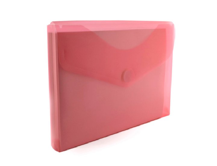 CARPETA FUELLE CLASSIC V-LOCK DINA4+ OFFICE BOX ROJO