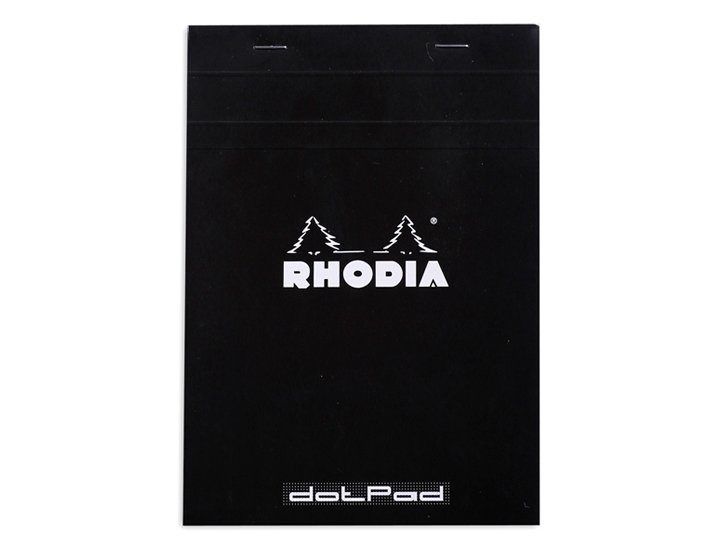 CUADERNO RHODIA BASICS DINA4 80 Gramos LISO NEGRO