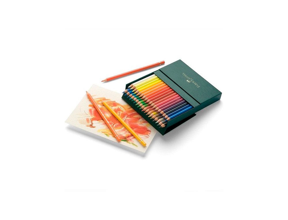 LAPIZ FABER CASTELL POLYCHROMOS  36 COLORES CAJA METAL