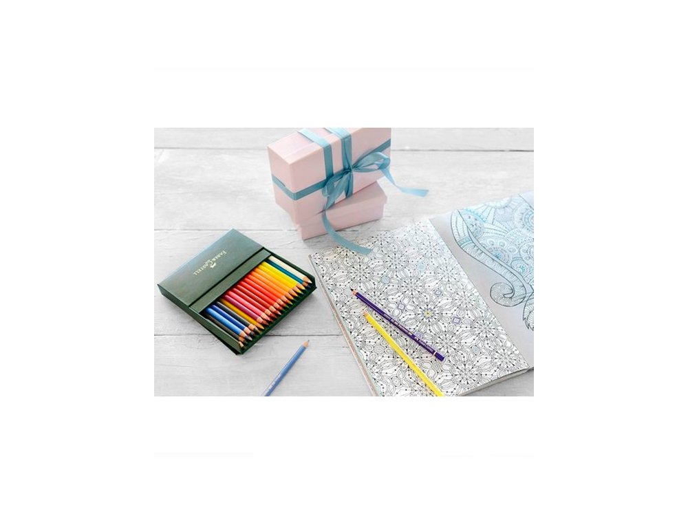 LAPIZ FABER CASTELL POLYCHROMOS  36 COLORES CAJA METAL