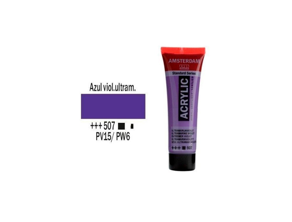 ACRILICO AMSTERDAM 020cc AZUL ULTRAMAR VIOLETA