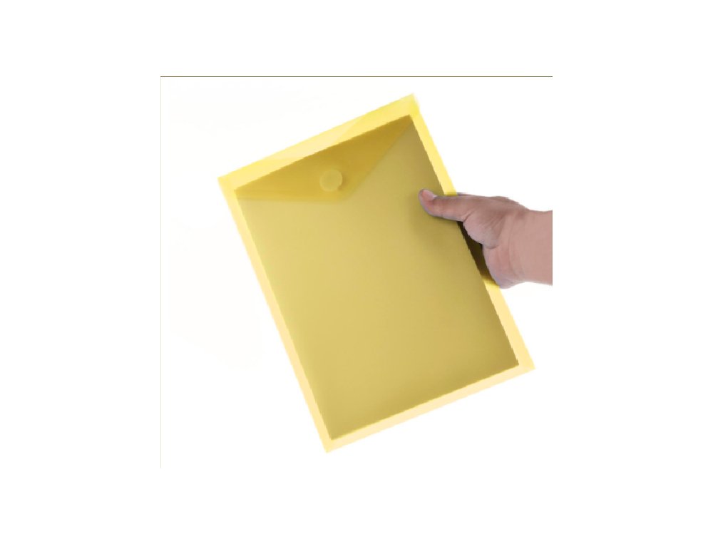 DOSSIER BOLSA VELCRO DINA4+ OFFICE BOX AMARILLO