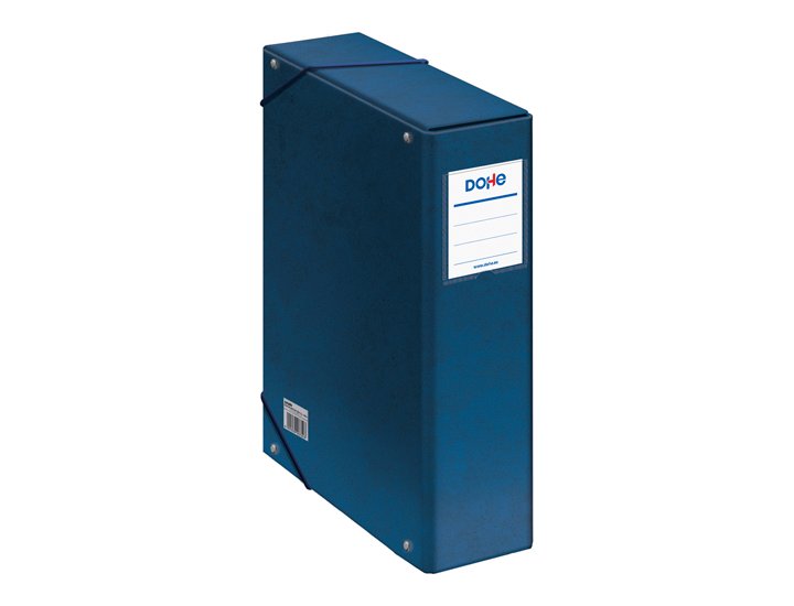 CAJA PROYECTOS CARTON GOMAS OFFICE 9 CMS AZUL