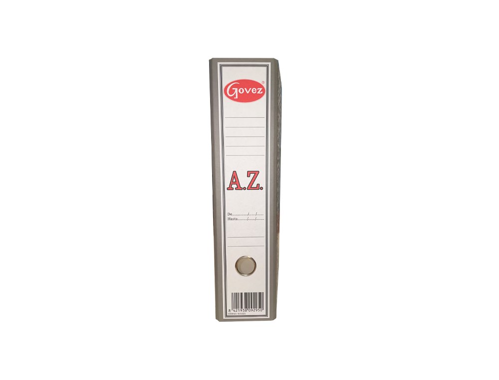 ARCHIVADOR PALANCA JASPEADO FOLIO LOMO ANCHO A-Z Govez
