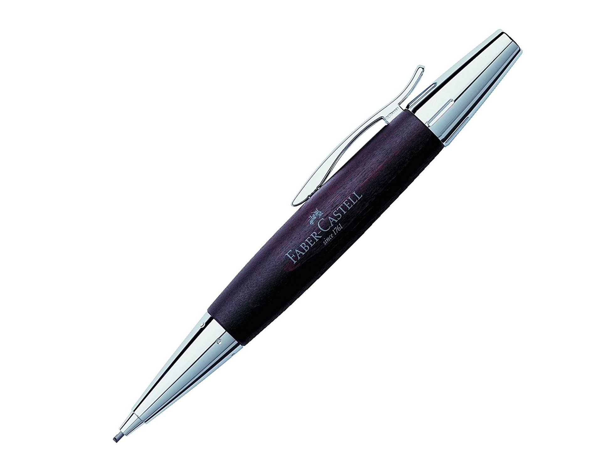 PORTAMINAS FABER CASTELL E-MOTION MARRON OSCURO