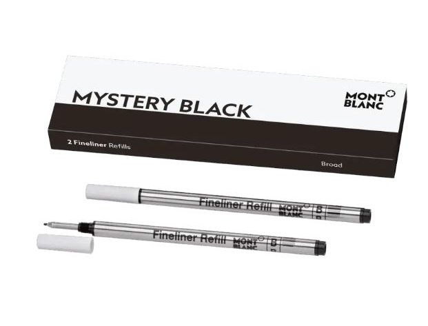 RECAMBIO ROTULADOR  MONTBLANC PACK 2 Uds. FINE LINER NEGRO