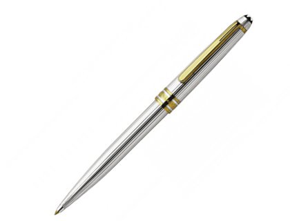 BOLIGRAFO MONTBLANC SOLITARE PLATA