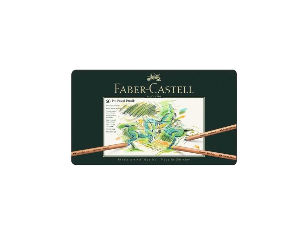 LAPIZ FABER CASTELL PASTEL CAJA 60 COLORES