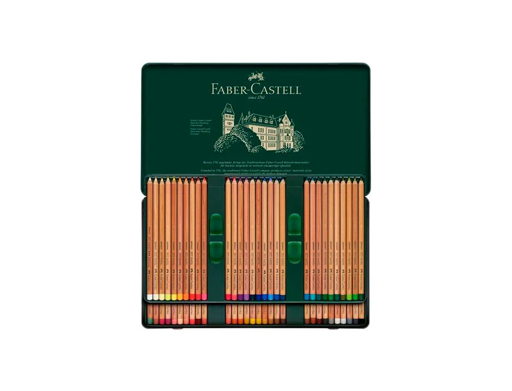 LAPIZ FABER CASTELL PASTEL CAJA 60 COLORES