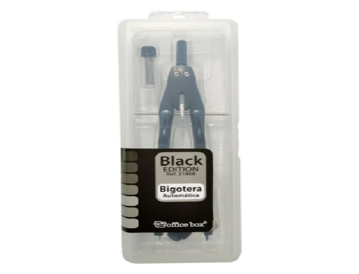 COMPAS BIGOTERA AUTOMATICA 2 BRAZOS ARTICULADOS OFFICE BOX NEGRO