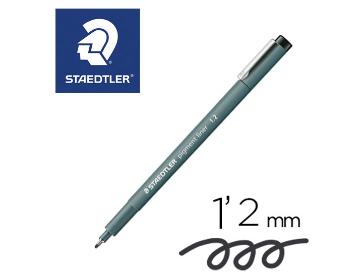 ROTULADOR STAEDTLER MARSGRAPHIC 1.2 MM NEGRO