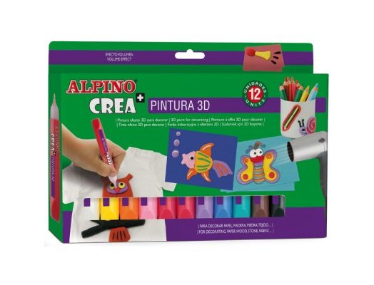 PINTURA ALPINO CREA 3D 12 COLORES