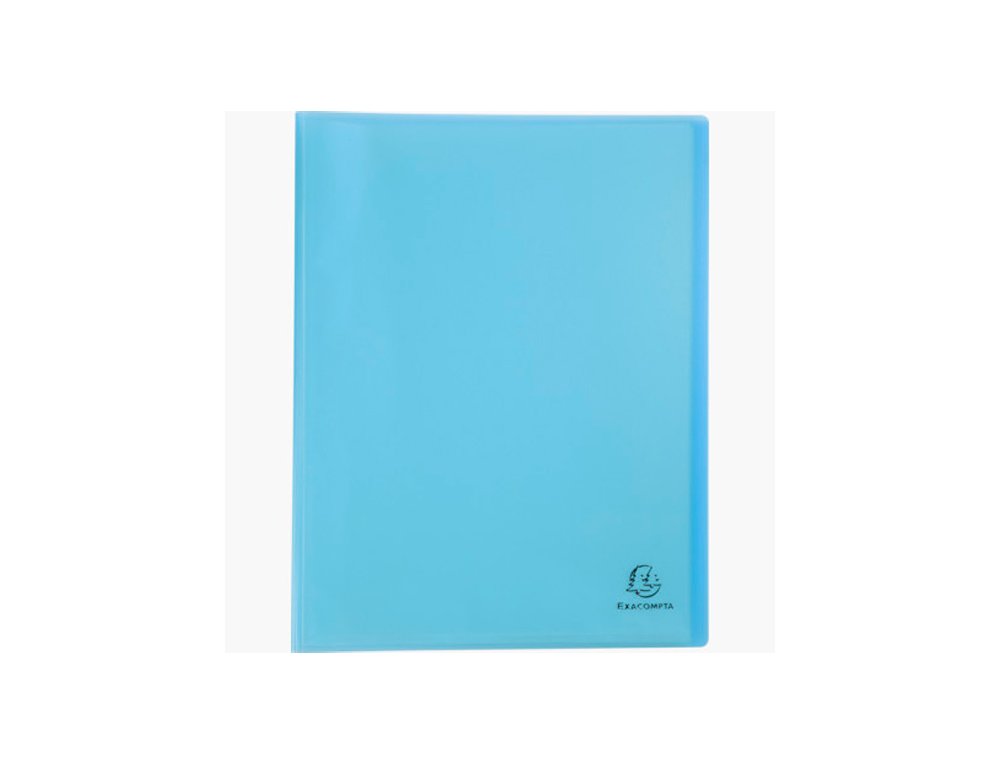 CARPETA FUNDAS DINA4 30 FUNDAS ENCUADERNADO EXACOMPTA TAPA COLORES SURTIDOS PASTEL