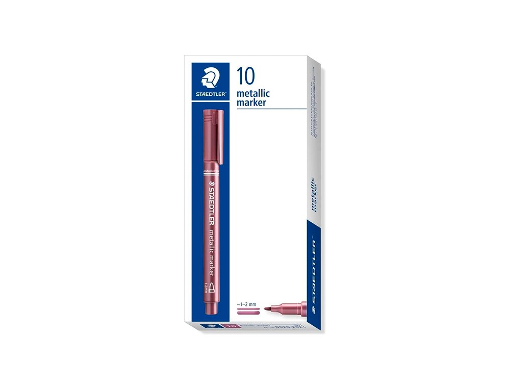 ROTULADOR STAEDTLER METALLIC MARKER 8323 BLANCO